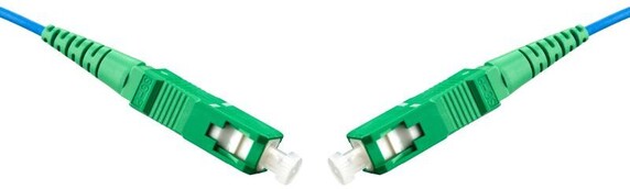 Fibersnor SM SC/A-SC/A 0,5m G657A Gul 2mm LSZH