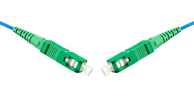 Fibersnor SM SC/A-SC/A 0,5m G657A Gul 2mm LSZH